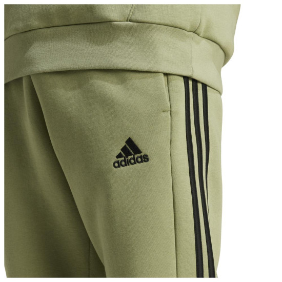 Adidas Ανδρικό παντελόνι φόρμας Essentials 3-Stripes Fleece Tapered Cuff Pants Adidas Ανδρικό παντελόνι φόρμας Essentials 3-Stripes Fleece Tapered Cuff Pants